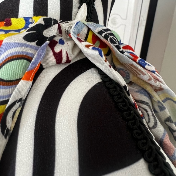 NWT STAUD Caya Tiered Flowy Retro Millefiori Multi Print Maxi Dress - Picture 11 of 16